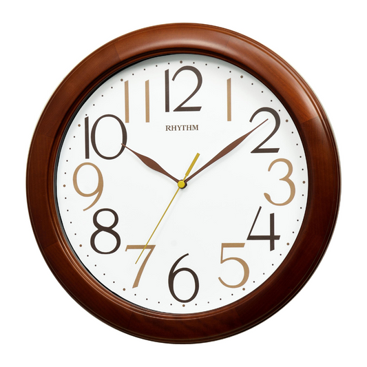 CMG138NR06 Multi Brown Wooden Clock