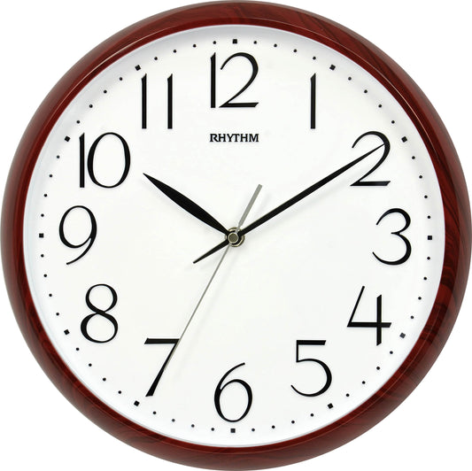 CMG578NR06 Reddish Brown Wall Clock