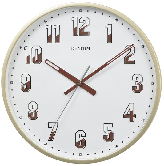 CMG599NR18 Brown & White Clock