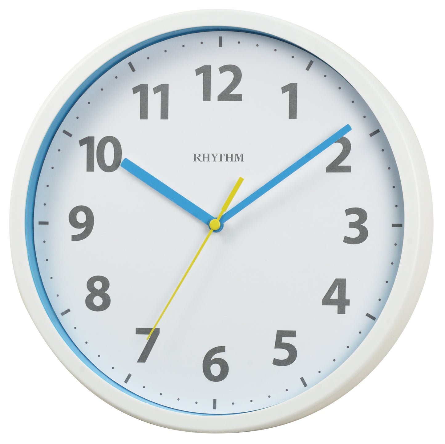 CMG600NR03 Silent Silky Blue Wall Clock