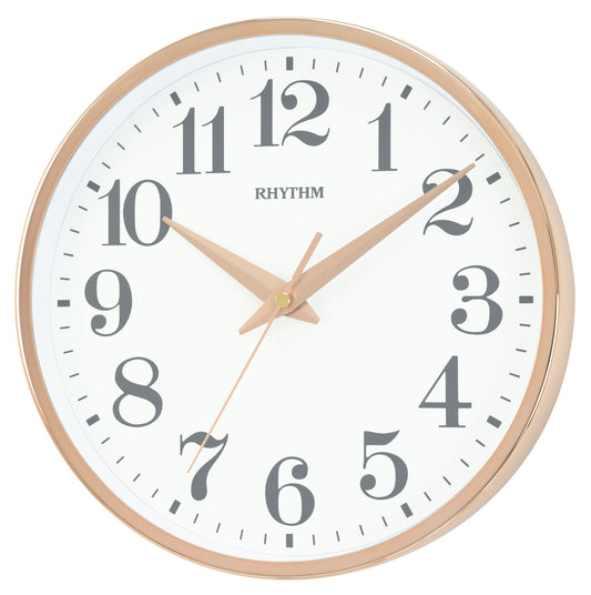 CMG606NR67 Pink Gold Compact Wall Clock