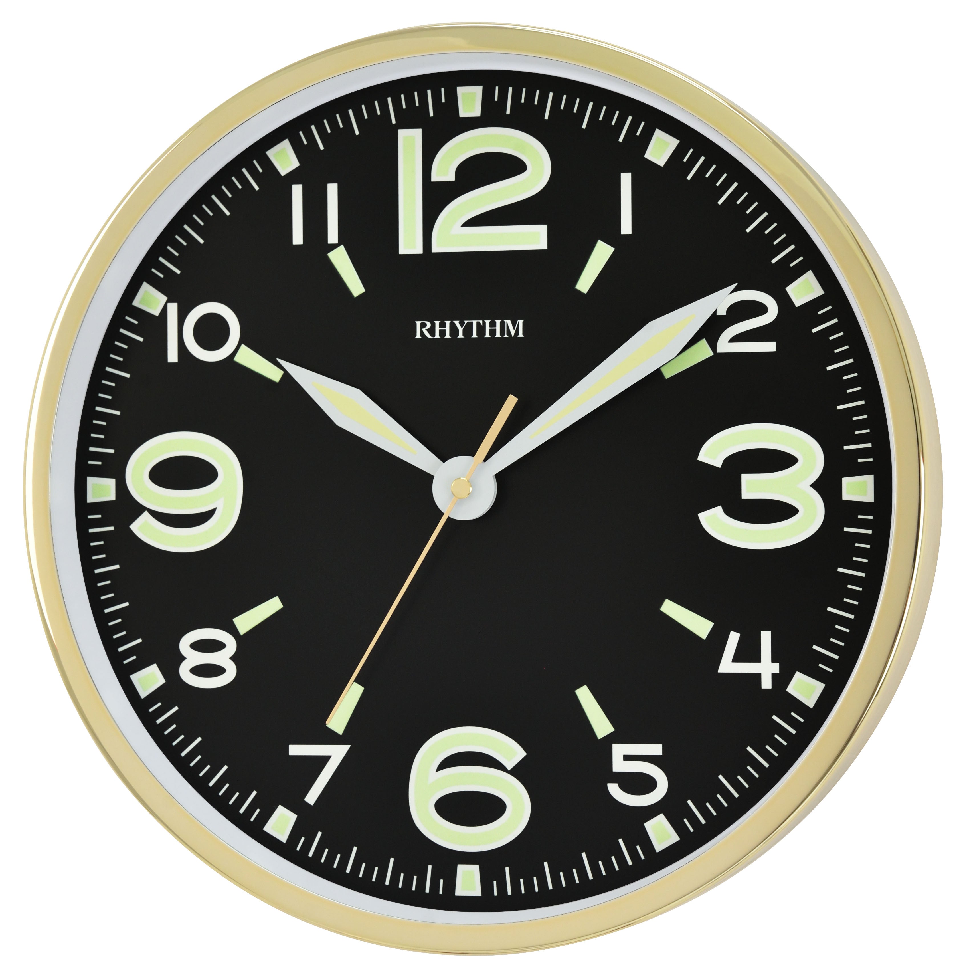 CMG607NR18 METAL LUMINOUS WALL CLOCK – Rhythm Clocks