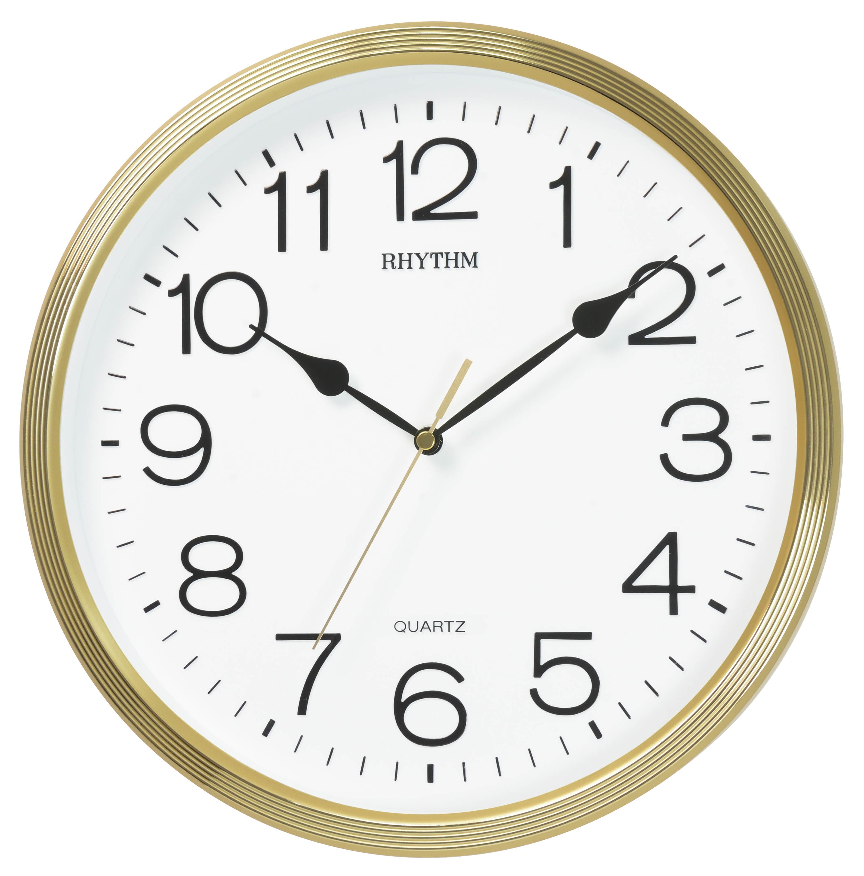 Basic Clook CMG734CR18 Basic Gold Clock – Rhythm Clocks