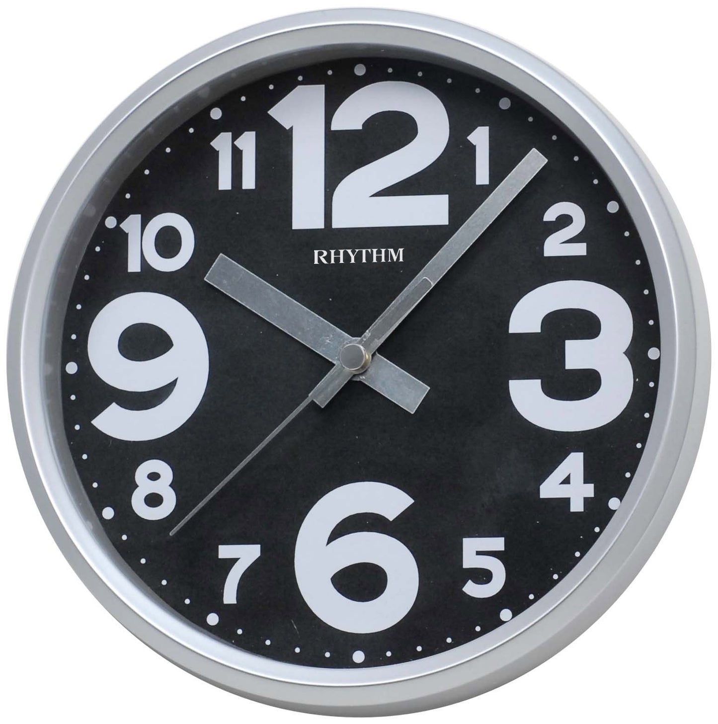 CMG890GR19 Black Silver Desk cum Wall Clock