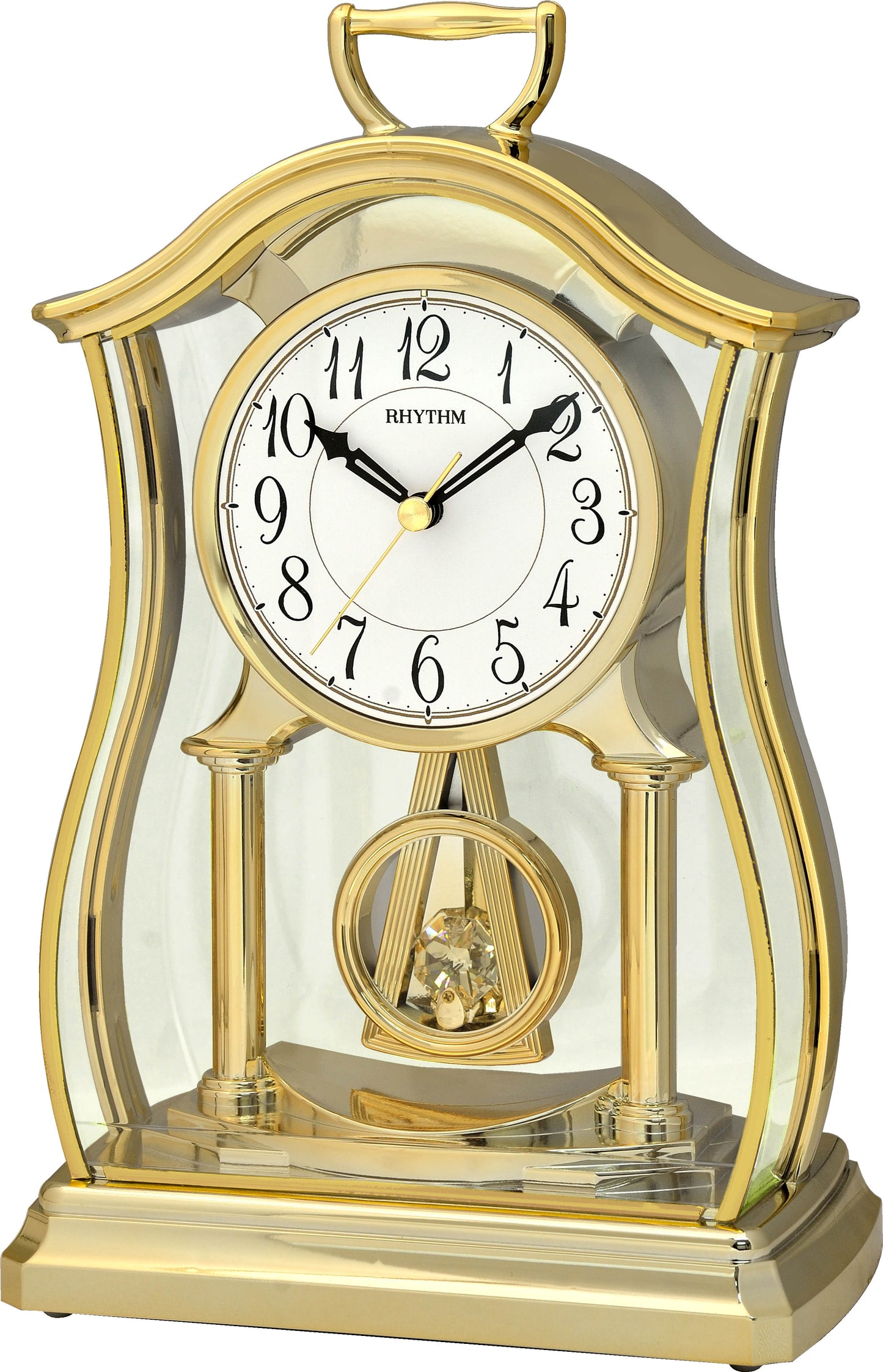 CRP611WR18 Gold Comfort Swing Desk Clock