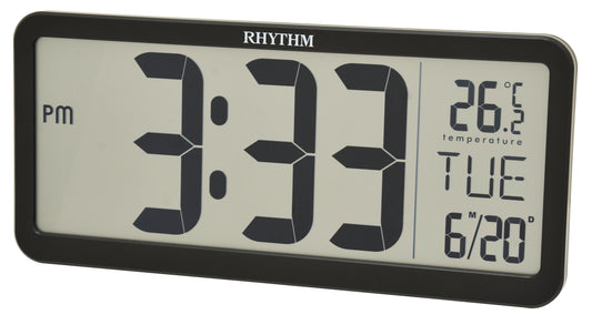 LCW017BR02 Black Wall cum Table Digital Clock