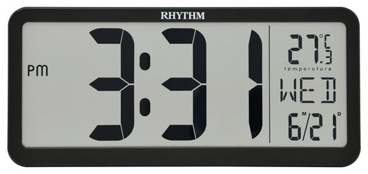 LCW017BR02 Black Wall cum Table Digital Clock